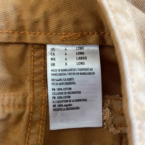 America Eagle button down jean skirt size 4 long - Picture 4 of 4